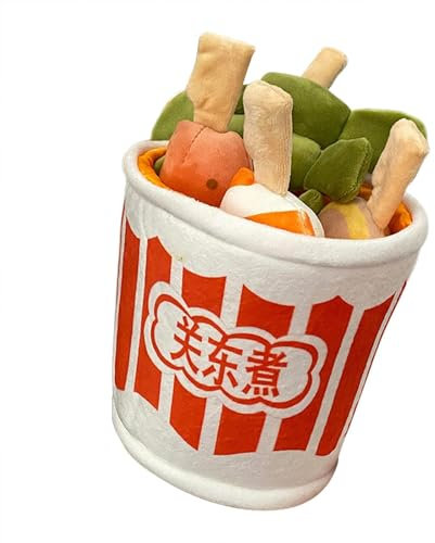 Gefülltes Essens-Plüschtier,Lebensmittel-Stofftier,Plüschtier mit Oden-Design zum Thema Essen - Fast Foodies Weiches Plüschtier, Hotdog-Spielzeug, realistisches künstliches Spielzeug für Frauen und Mä