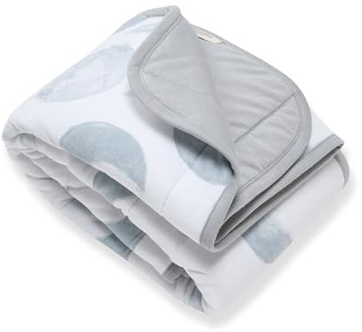 Burt's Bees Baby Organic Cotton Infant Reversible Blanket, Nursery Bedding