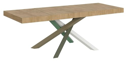 Itamoby Ausziehtisch 200/304 x 90 cm Volantis Premium Eiche Natur Beine mehrfarbig 4/A