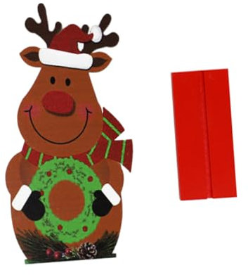 FUNOMOCYA 1stück Weihnachts Tischdeko Farbige Zeichnung Dekoration Für Zuhause Und Büro Niedliches Ornament Für Festliche Anlässe Und Weihnachtsfeier