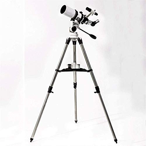 Teleskop Teleskop 80 mm Bläste 400 mm AZ Mount Teleskop - Refraktor Teleskop - Vollbeschichtete Glasoptik - Einstellbares Höhenstativ Teleskop