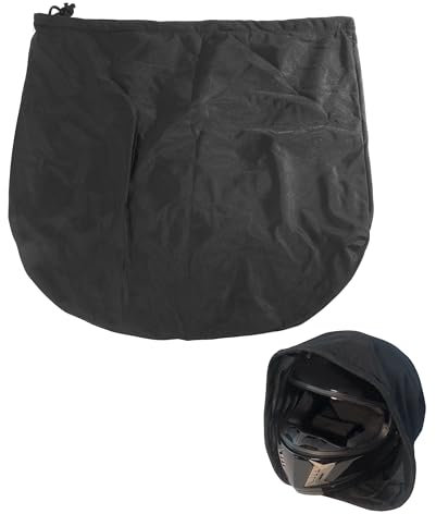 Flaconi Sacca Porta Casco Moto,Borsa per Casco da Moto,con Coulisse,Zaino da Equitazione per Casco da Moto,Adatto per la Conservazione dei Caschi per Motociclisti Piccoli,Caschi per Biciclette