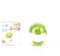 Mini Garlic Chopper Wheel, Garlic Zoom Mincer Tool