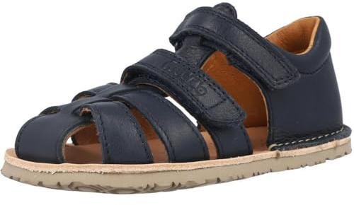 Froddo Barfußsandalen aus Leder mit Fersenschutz & Zehenschutz Flexy G3150283 (Dark Blue, EU Schuhgrößensystem, Kleinkind, Numerisch, M, 23)