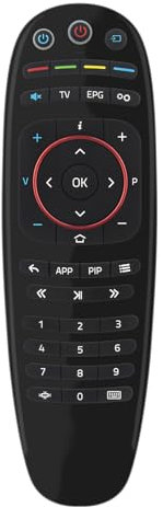 ALLIMITY Fernbedienung Kompatibel mit Infomir IPTV Box MAG 544, MAG 524, MAG 424, MAG 324, MAG 324 W2, MAG 424 W3, MAG 544 W3,MAG 524 W3