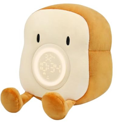 Toast Nachtlicht, Digitaler Wecker Süßes Nachtlicht - Toast, Digitaler Wecker | Cartoon -Nachtleuchten Vielseitiges Design: Für Das Moderne Lif Integriert Einen Snooze -Wecker Und Wiederauf