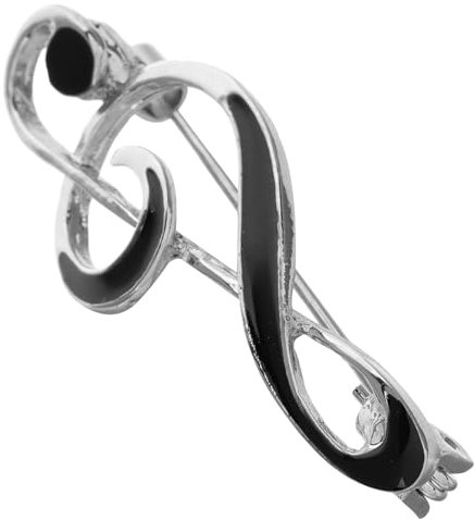 Beavorty Musiknoten-anstecker Aus Zinklegierung Emaille-beschichtet Für Rucksäcke Pullover Anzüge Hut Tasche Schmuck Für Damen Und Herren Musikinstrument-motiv