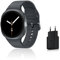Samsung Galaxy Watch8, Montre Connectée, Coach Running, Coach Sommeil, Galaxy AI, Bluetooth, 40mm, Graphite, Chargeur Secteur Rapide 25W Inclus, Version FR