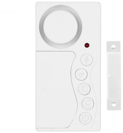 Multi-Mode Door & Fridge Alarm Sensor – Loud 108dB Beep Alert with Delay Timer & Doorbell Function – DIY Wireless Home Security Device