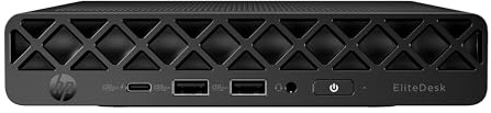 HP EliteDesk 8 G1i AI - Mini - Core Ultra 7 265T / 1.4 GHz - vPro Enterprise - RAM 16 GB - SSD 512 GB - NVMe - Intel Graphics - 1GbE, Wi-Fi 6, Wi-Fi 7, Bluetooth - WLAN: 802.11a/b/g/n/ac/ax/be