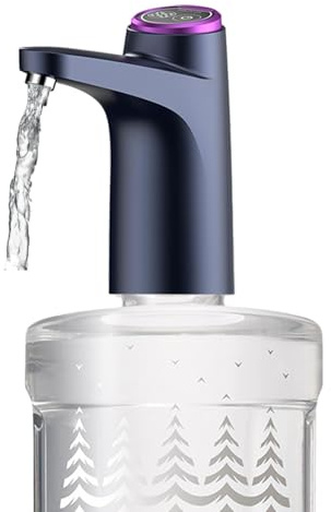 Bomba De Agua Eléctrica – Dispensador Recargable USB con Batería De Litio 1200mAh | Bomba Portátil para Botellas De Agua, Hogar, Oficina, Viajes & Exterior