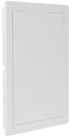 Repa Market 200 x 300 mm Plasterboard Access Panel – White Plastic Inspection Hatch for Walls & Ceilings, Bath Panel & Fuse Box Cover Cabinet, Access Hatch, Easy Install for Plumbing & Electrical