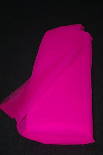 Générique Rouleau 25 METRES Tissu Tulle Souple Mariage Fuchsia Fushia Fuchia Grande Largeur 300 cm Deco Robe Tutu