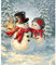 5D Diamond Painting Diamant Malerei Painting Bilder, Wowdecor Weihnachten Schneemann Winter Schnee Full Set Groß DIY Diamant Gemälde Malen Nach Zahlen
