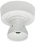 Knightsbridge SN8230T2 HO BC Batten Holder with Ceiling Rose Base ,White,3-Plate