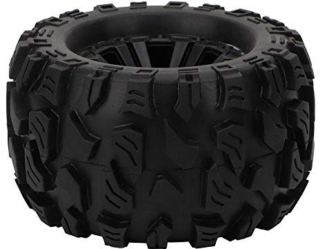 RC Car Wheel Reifen, 4 Stück Leichter RC Car Reifen, Gummireifen High Grip RC Crawler Car für RC Car im Maßstab 1:10