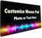 Tapis De Souris Personnalisé, Personnalisées Tapis de Souris Photo Texte, Design Votre Propre Tapis De Souris Personnalisé Tapis, Tapis de Souris Gamer pour PC avec Base en Caoutchouc Anti-Glissant