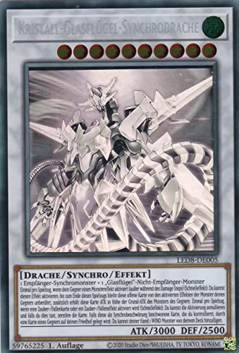 Konami - - Kristall-Glasflügel-Synchrodrache - Ghost Rare - Deutsch - 1. Auflage
