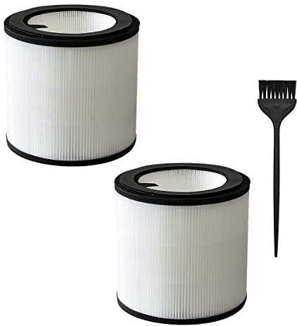 L/c per Philips 800 Series NanoProtect HEPA filtro di ricambio per purificatore d'aria FY0194/30, compatibile con AC0820/30, 1 spazzola di pulizia