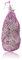 Heunetz für Pferde engmaschiges Heunetz - Maschenweite 3x3 cm Heunetz engmaschig groß Füllgewicht 3-4 kg (2X Pink)