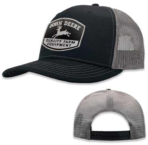 John Deere Moline Fit Mütze, Schwarz