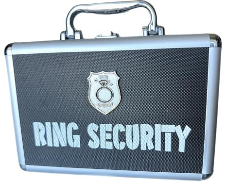 Ringträger Antrag Geschenkbox Ring Security Case (Aktentasche) für Hochzeitszeremonie