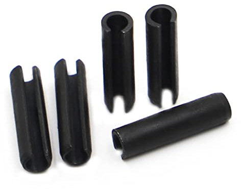 GB879 Schwarzer Stahl, elastischer Splint, zylindrischer Positionierungsspanndübel, Rolle, Federstift, M1,5, M2, M2,5, M3, M4, M5, M6, M8, M10-M8, 5 Stück, 60 mm