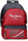 Pepe Jeans Clark Zaino Porta PC Doppio Scomparto Adattabile a Trolley 15.6 Rosso 31x44x15 cm Poliestere 23.87L