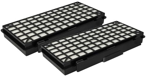 vhbw 2x Staubsaugerfilter Ersatz für Siemens/Bosch 647753 | 00577303, 00579496, 17004549, 57949, BBZ154HF für Staubsauger - HEPA-Filter Schwarz Weiß