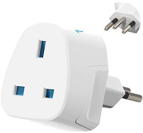 UK To Switzerland Plug Adapter | MyTravelPal® Switzerland Travel Adaptor | UK to Swiss Plug Adapter | Type J Swiss Plug Adapter UK