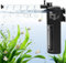AQQA Aquarium Filter,Einstellbare Aquarium Internal Filter,5.5W Aquarium innenfilter mit 400L/H Wasserpumpe, für Aquarium von bis 200L