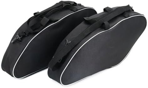 GZYF Motorrad Satteltaschen Liner, Travel Pak Tail Satteltasche Touring Tasche für Harley FLSB für Softail Sport Glide 2018+, FXLRST Low Rider ST 2022, Schwarz