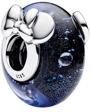 HAEPIAR S925 Sterling Silber Charme für Armband Halskette Charm Dangle Black Mouse Tie für Frauen Mädchen Geburtstag Geschenke