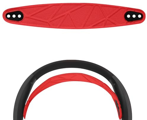 Geekria Flex-Stoff Stirnbandpolster kompatibel mit SteelSeries Arctis Nova Pro / Nova7 / Nova4 / Nova3 / Nova1, Ersatzband Reparaturteil (Rot)