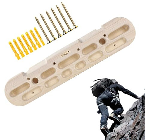 Vibhgtf Kletter-Griffbrett – Hangboard Klettern, Fingertrainings-Hängebrett zum Klettern | Hängendes Klettern für an der Tür montierte Trainingsstation, Kletter-Klimmzugstange für das -Fitnessst