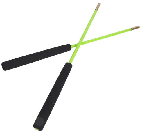 Yardwe 2 Diabolo-Sticks – Griffe Für Bequemen Halt Massivholzkonstruktion Zum Jonglieren Fitness Traditionelles Chinesisches Jo-jo