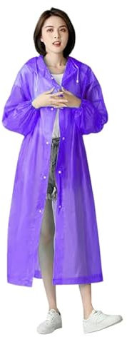 LKMB Regenponcho 2 Pcs Mode Frauen Mann Regenmantel Verdickte wasserdichte Erwachsene Wiederverwendbare Poncho -Regenbekleidung-P1