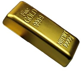 Goldbarren Flaschenöffner Gold Bar Kreativ Tragbar Dosenöffner Golden Bullion Küchenzubehör Einzigartiges Geschenk für Bier Soda Cap (Gold)