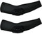 Codera Manguitos, Protectores de Codo Engrosados Antebrazo Verano, Coderas Unisexo Suaves Antideslizantes y Resistentes Al Sol para Deportes de Verano Voleibol Fútbol Baloncesto（1 par） (Negro-M)