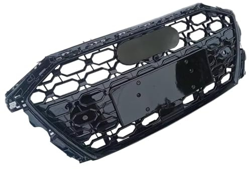Front Kühlergrille Auto Honeycomb Hex Mesh Front Stoßstange Grill Für RS3 Styling Oberen Racing Grille Kompatibel Mit A3 8Y 2021 2022 2023 2024
