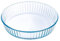 Arcuisine Pirex Moule à tarte en verre de qualité supérieure - Pour quiches, tartes aux fruits et plus - 26, 27, 30 cm, Verre, 26 cm - 6 cm hoch