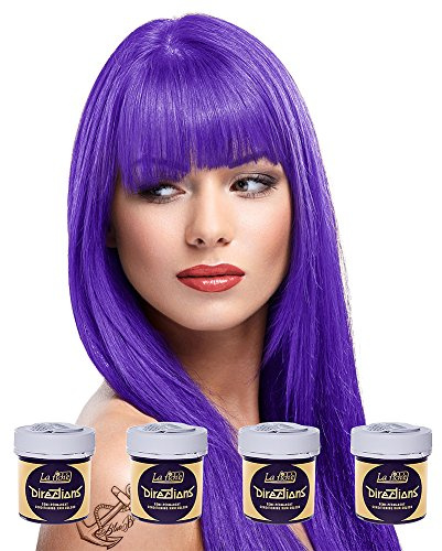 8 X La Riche Directions Semi-Permanent Hair Color 88ml Tubs - Violet