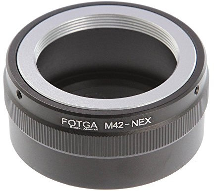 FOTGA Adaptateur de Monture d'objectif pour Monture M42 NEX-3 NEX-3C NEX-3N NEX-5 NEX-5C NEX-5N NEX-5R NEX-5 NEX5T NEX6 NEX7 NEX-F3 A6000 A5000 A3500 A3000 Alpha A7 A7R Caméra