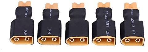 RC Drone Adapter XT30 zu XT60, 5 Pcs Connector, XT30 zu XT60 Batterie Konverter for RC Drone, Model Car, Electric Tools