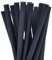 Paper Smoothie Straws, 100% Biodegradable Large Drinking Straws (Black, 200)