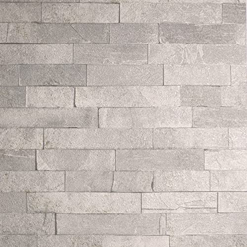 Arthouse Graphite Slate Taupe Wallpaper 295201 - Paste The Wall Vinyl Textured, Neutral