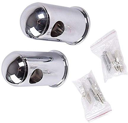 Soytich Lot de 2 supports muraux pour barre murale, robinet de douche (2 x Halt03)