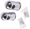 Soytich Lot de 2 supports muraux pour barre murale, robinet de douche (2 x Halt03)