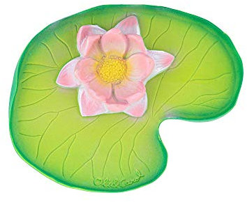 Oli & Carol Beißring Greifling Badespielzeug Seerose aus Naturkautschuk