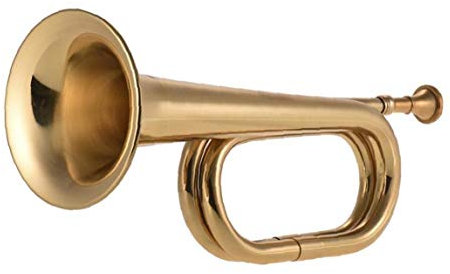 B Flat Bugle Call Trompete Kavallerie Horn Messing Bugle Instrument Mundstück Für Schulband